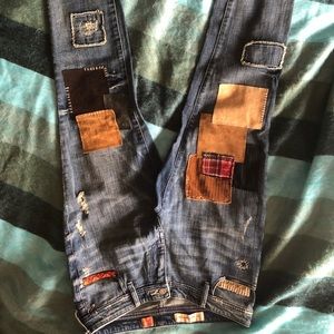 Patchwork jeans